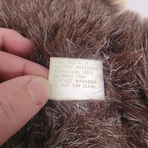 Vintage 1984 Kenner Star Wars Paploo The Ewok Plush Return Of The Jedi 16" - Picture 6 of 6